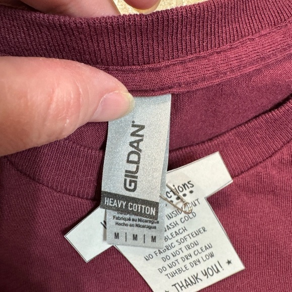 NEW Maroon Adult Medium Equestrian Horse T-Shirt - Picture 3 of 4